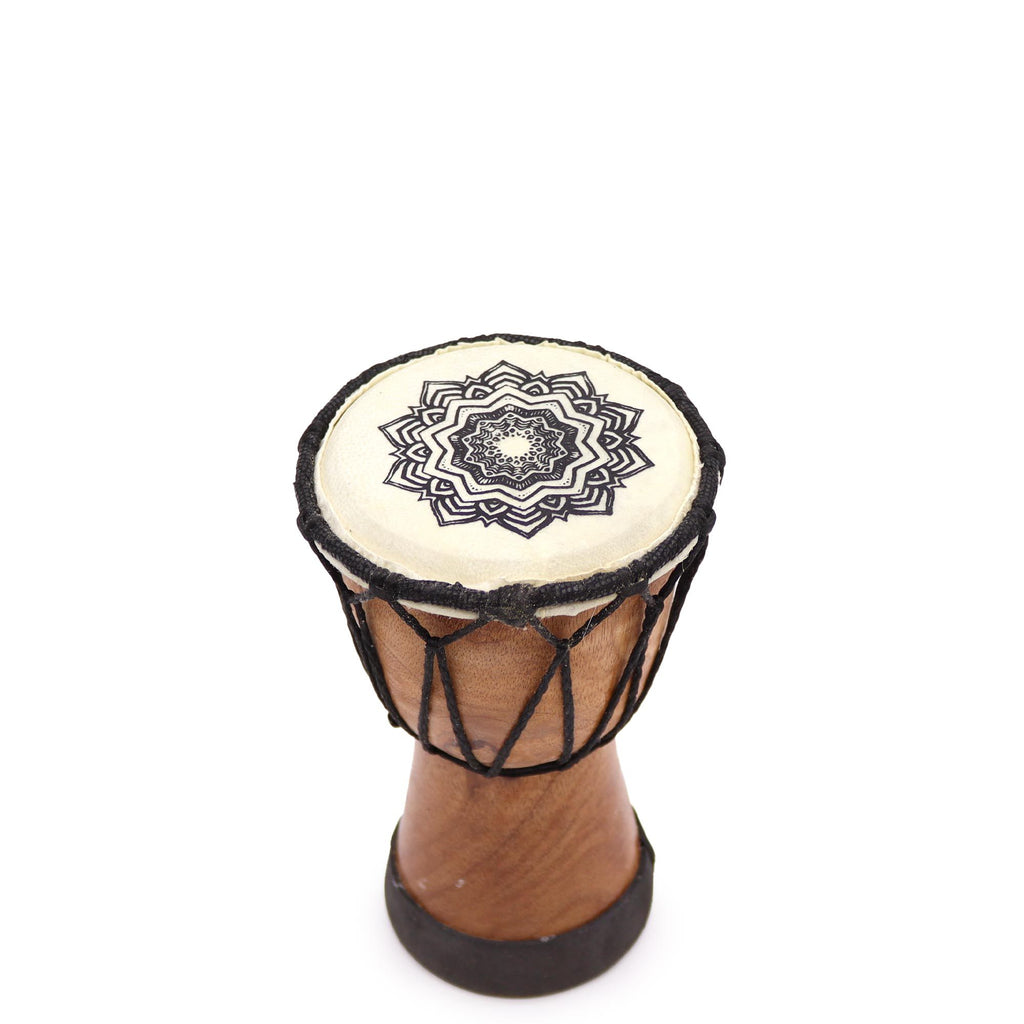Mandala Wide Top Djembe Drum - 15cm - Irama Nusa