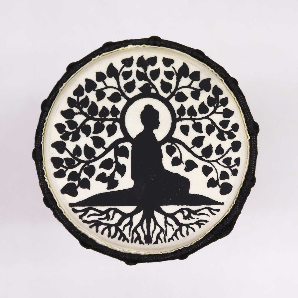 Buddha Wide Top Djembe Drum - 13cm - Irama Nusa