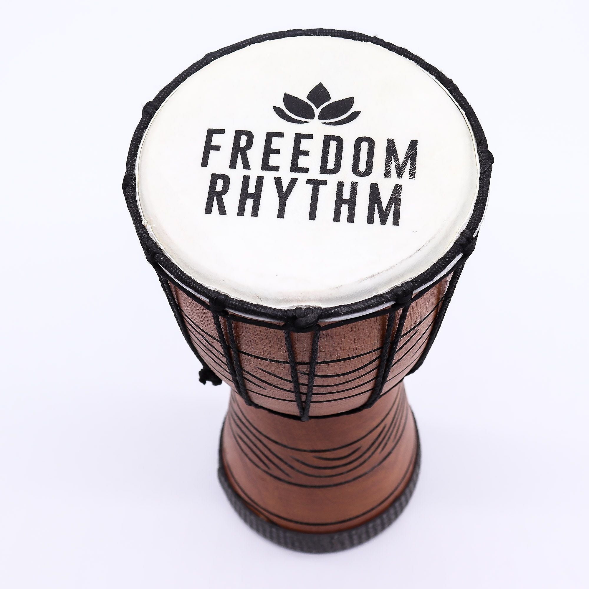 Small Pro Djembe Drum - Freedom Rhythm (high) - Small 30cm (15cm Dia) - Irama Nusa