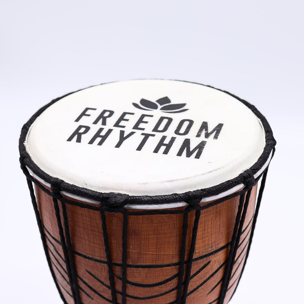 Small Pro Djembe Drum - Freedom Rhythm (high) - Small 30cm (15cm Dia) - Irama Nusa