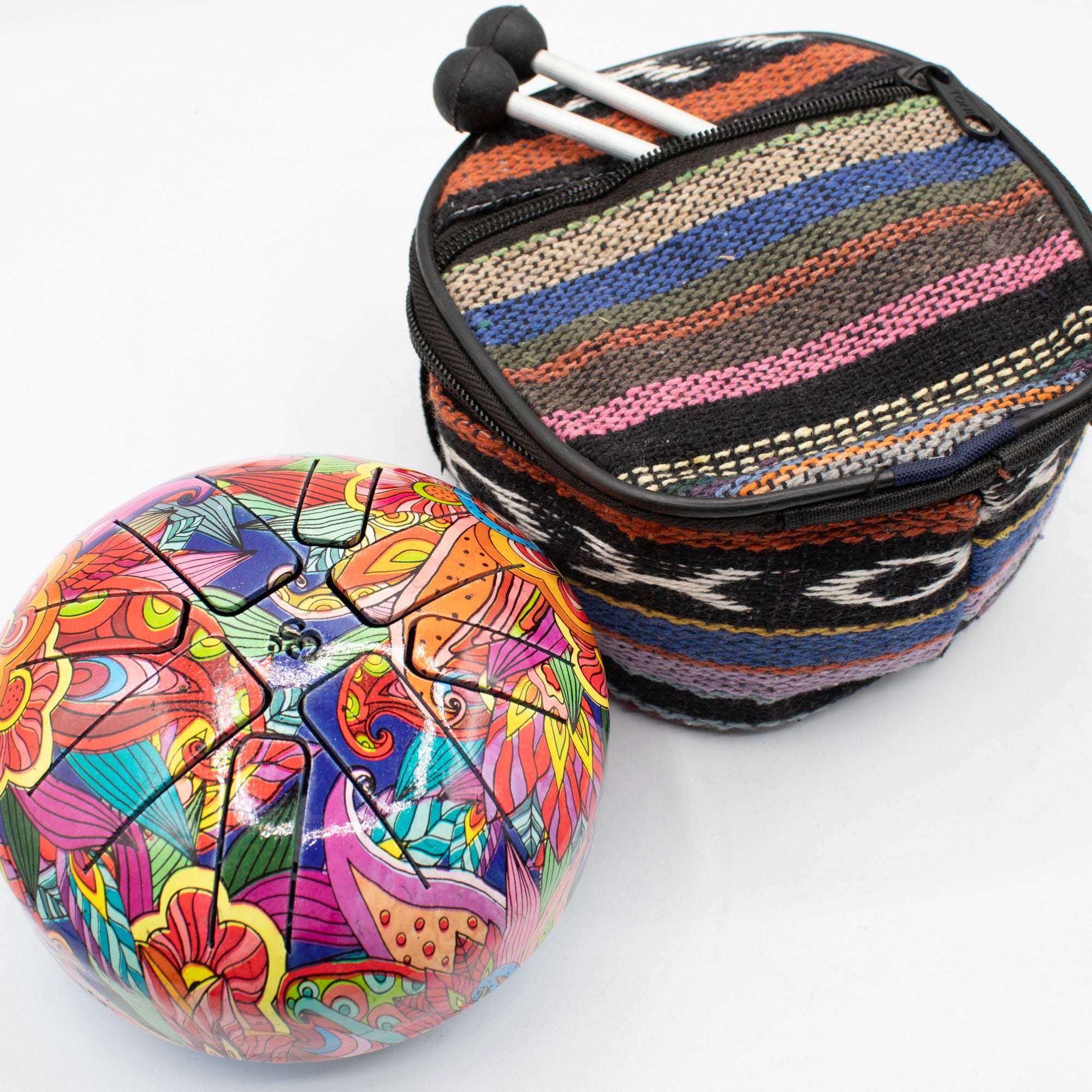 Small Hapi Drum Psychedelic- 13x9cm - Irama Nusa
