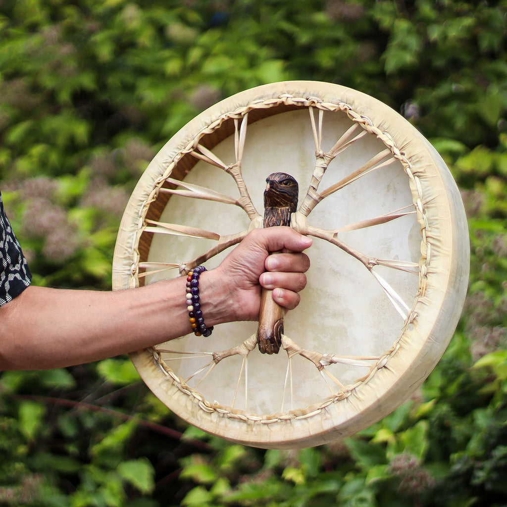 Spirit of the Eagle - Sharman Drum & Stick - Tunable - 40cm - Irama Nusa