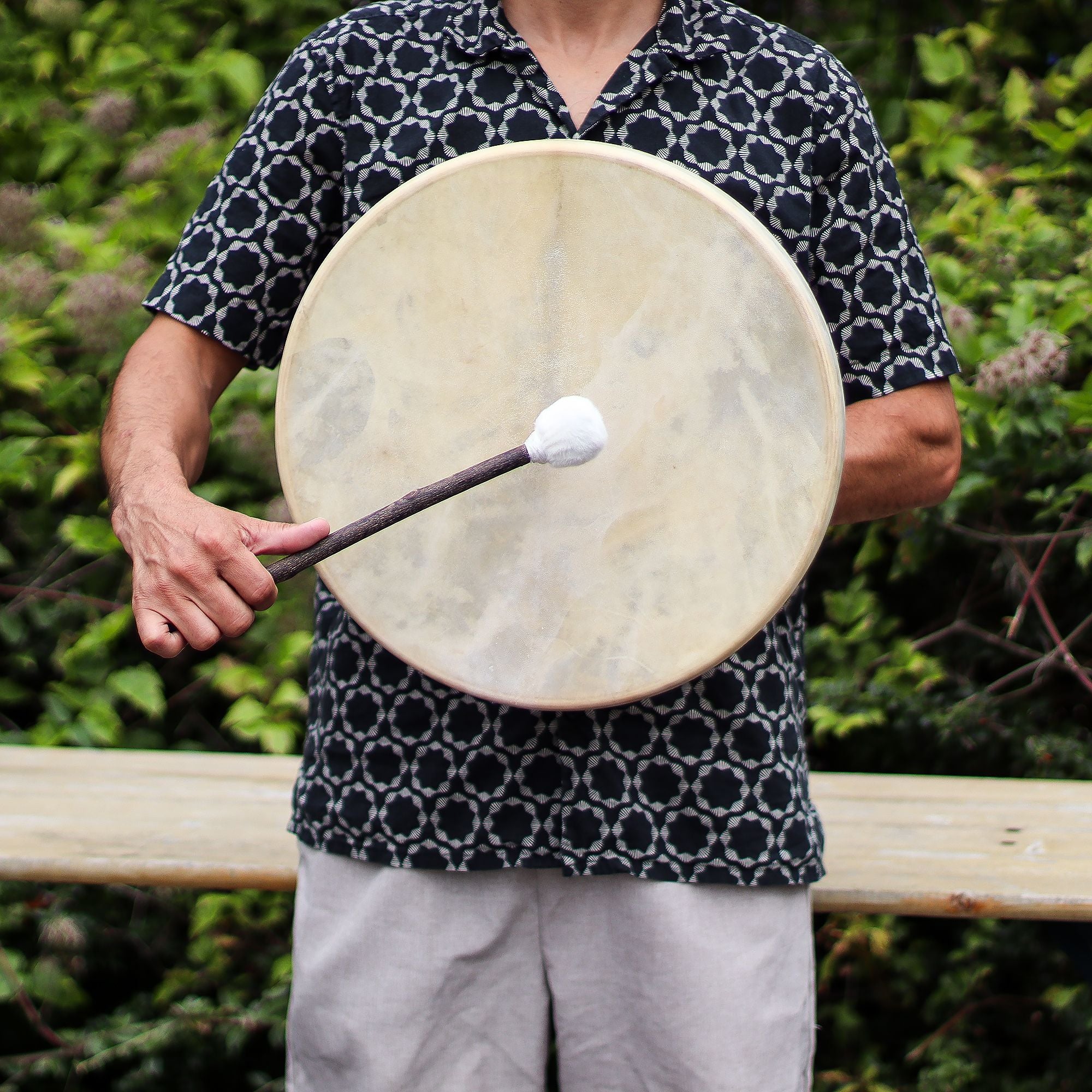 Spirit of the Eagle - Sharman Drum & Stick - Tunable - 40cm - Irama Nusa