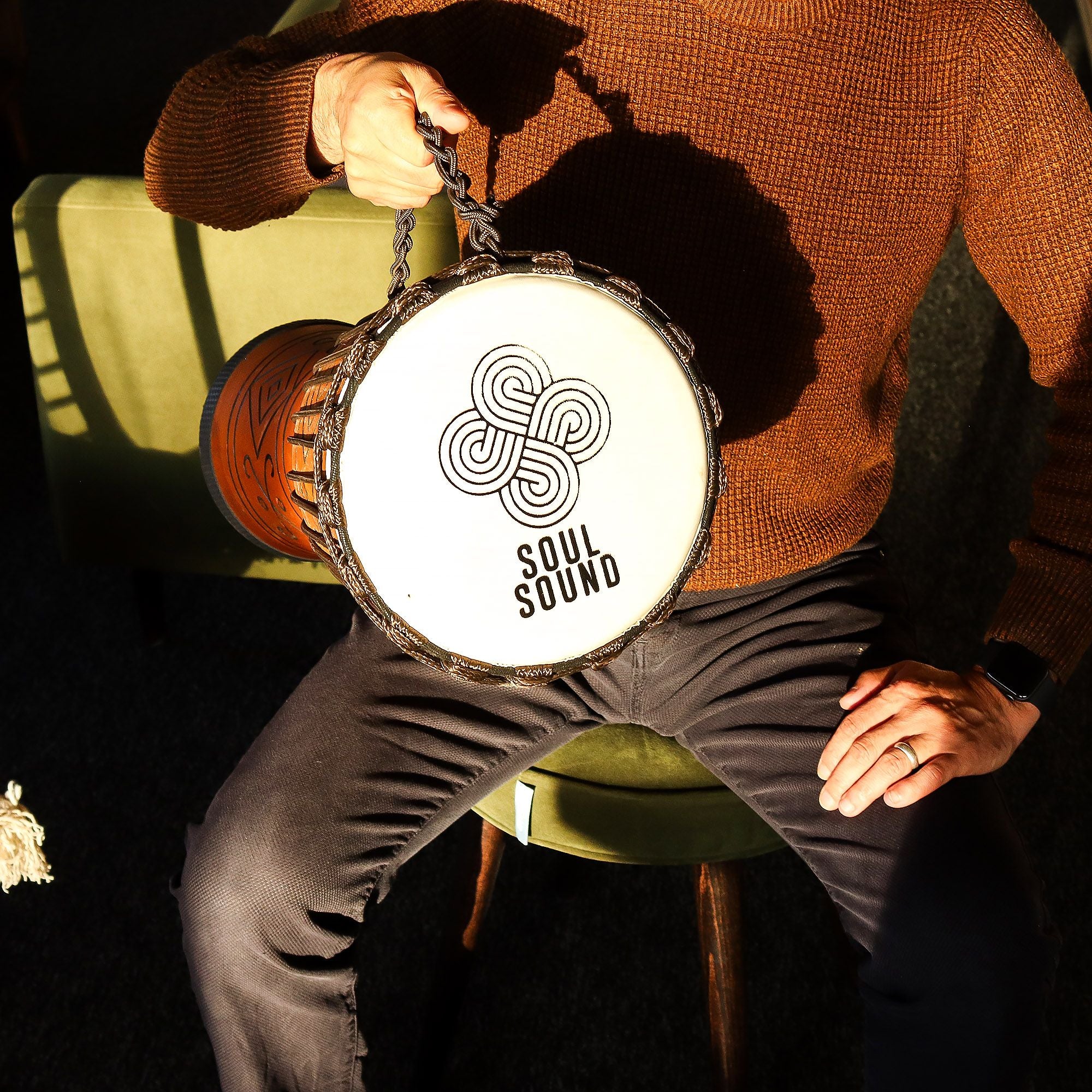 Large Pro Djembe Drum - Soul Sound (low) - 50cm (22cm Dia) - Irama Nusa