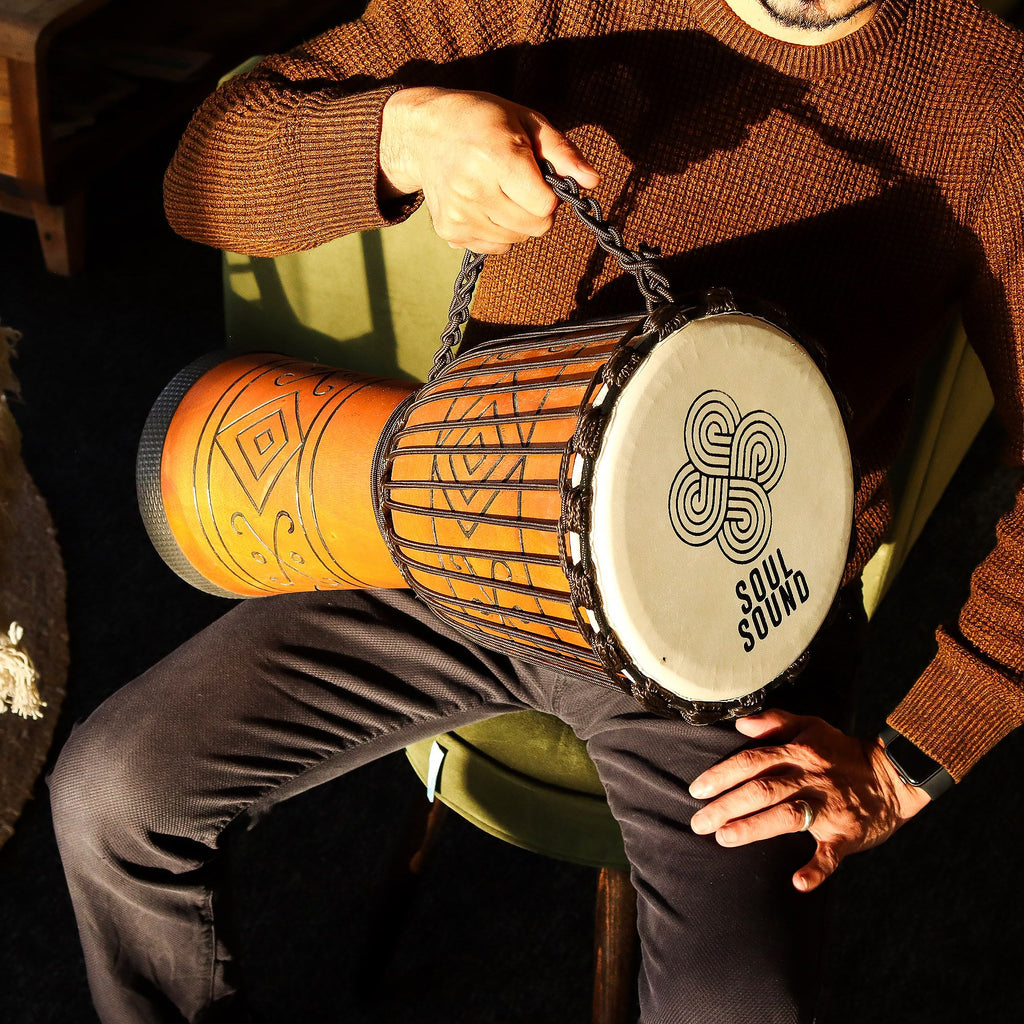 Large Pro Djembe Drum - Soul Sound (low) - 50cm (22cm Dia) - Irama Nusa