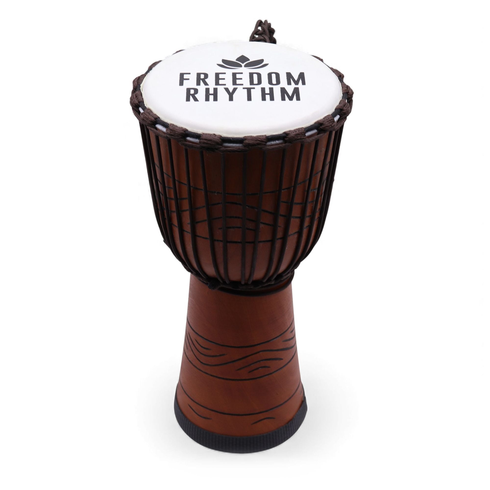 Large Pro Djembe Drum - Freedom Rhythm (high) - 50cm (22cm Dia) - Irama Nusa