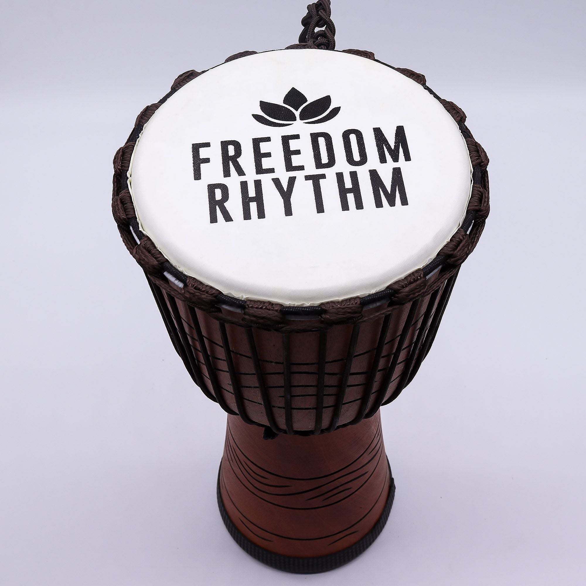 Large Pro Djembe Drum - Freedom Rhythm (high) - 50cm (22cm Dia) - Irama Nusa