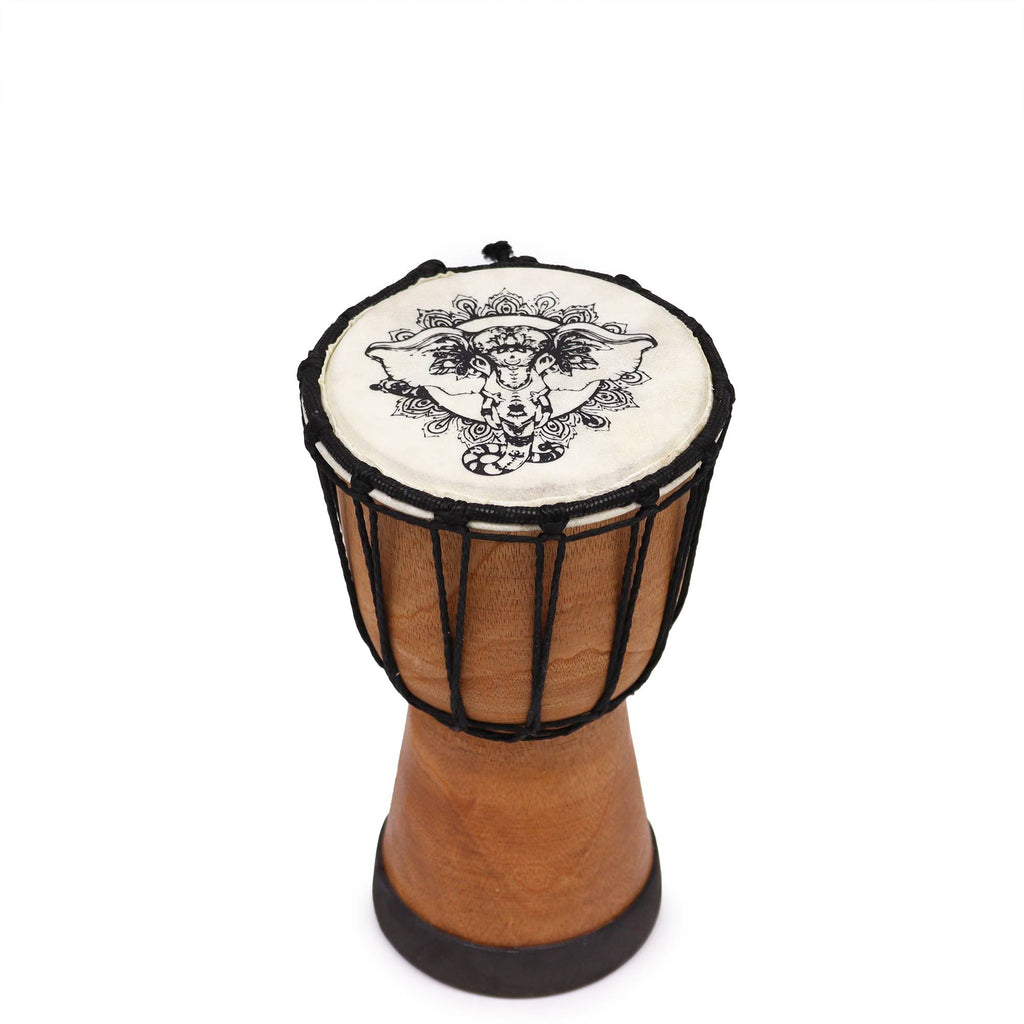 Elephant Wide Top Djembe Drum - 20cm - Irama Nusa