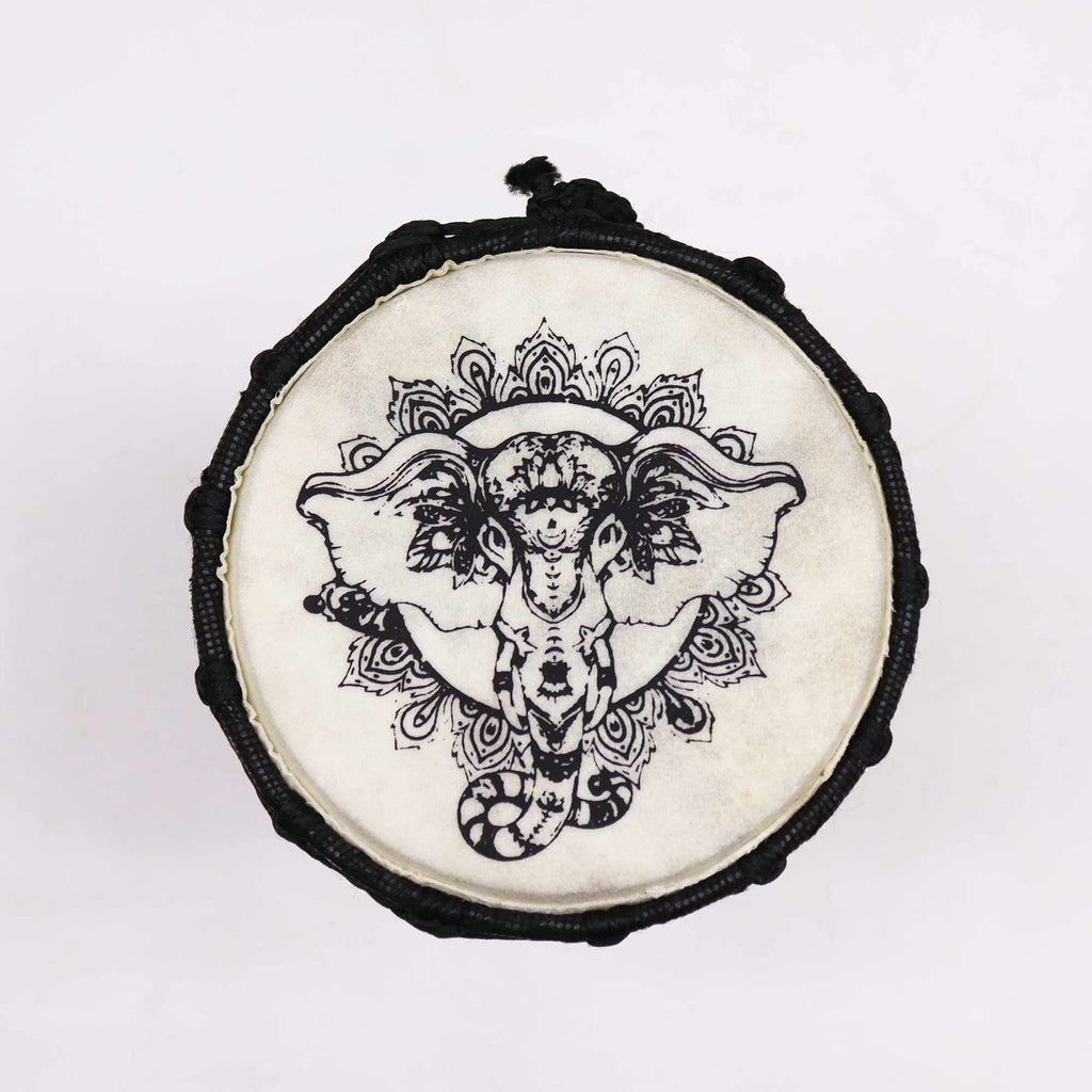 Elephant Wide Top Djembe Drum - 20cm - Irama Nusa