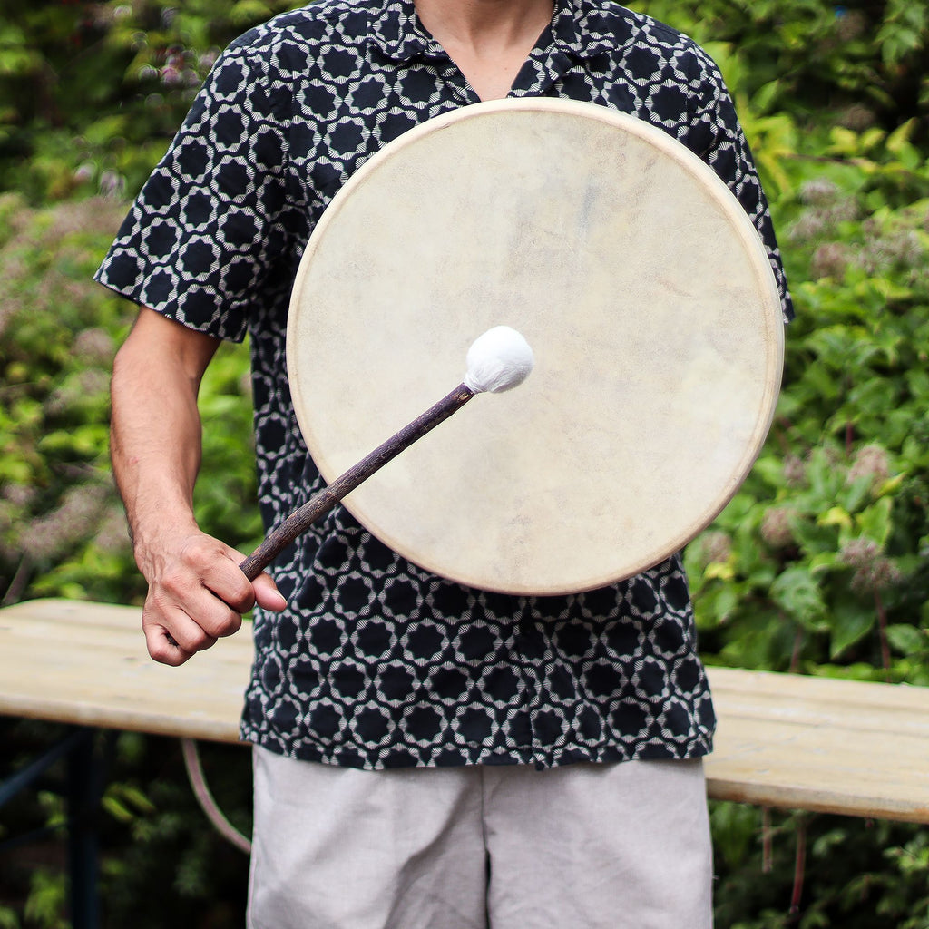 Spirit of the Bear - Shaman Drum & Stick- Tunable - 40cm - Irama Nusa