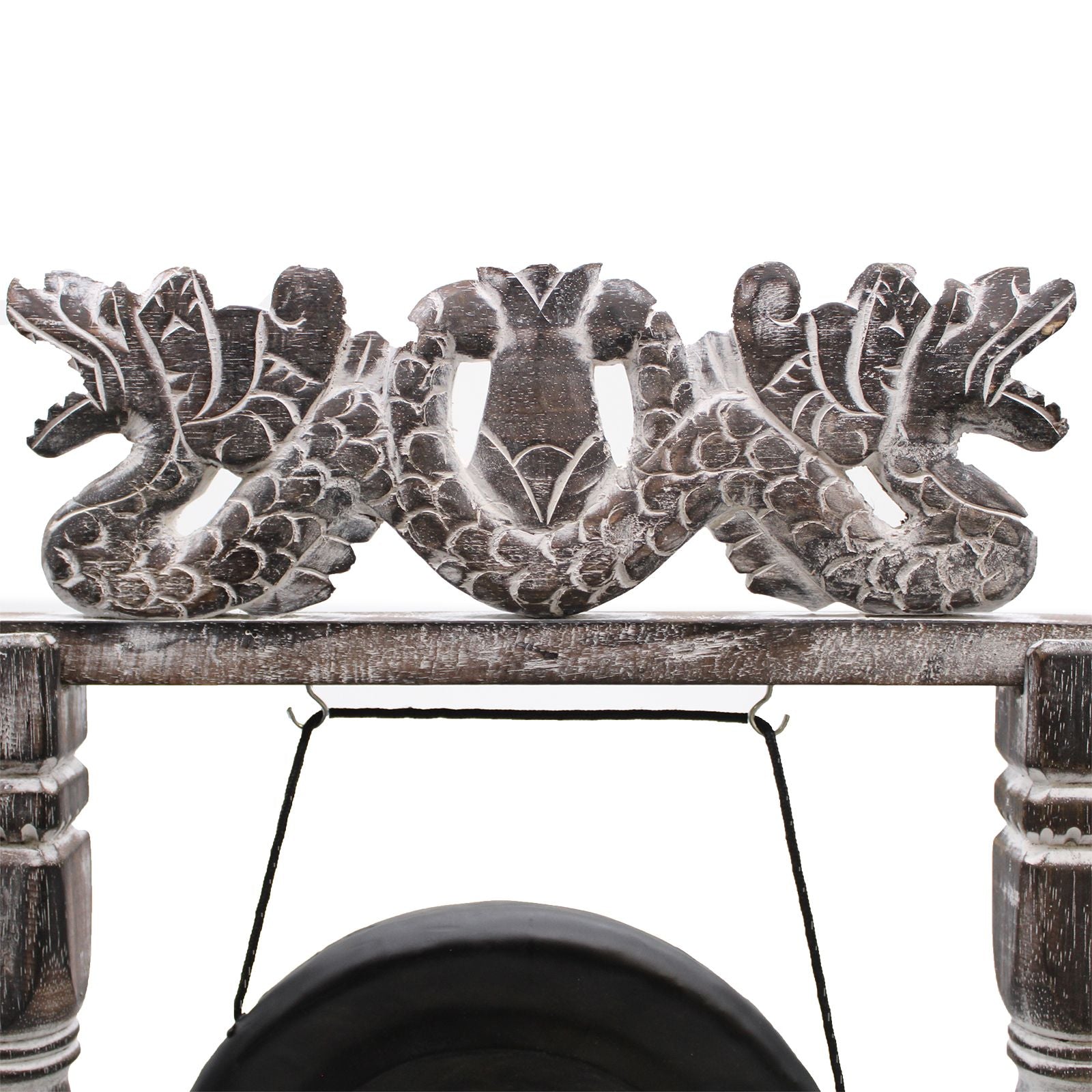 Small Healing Gong in Stand - 25cm - Black - Irama Nusa