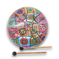 Med Hapi Drum Multi Coloured - 17x13cm - Irama Nusa