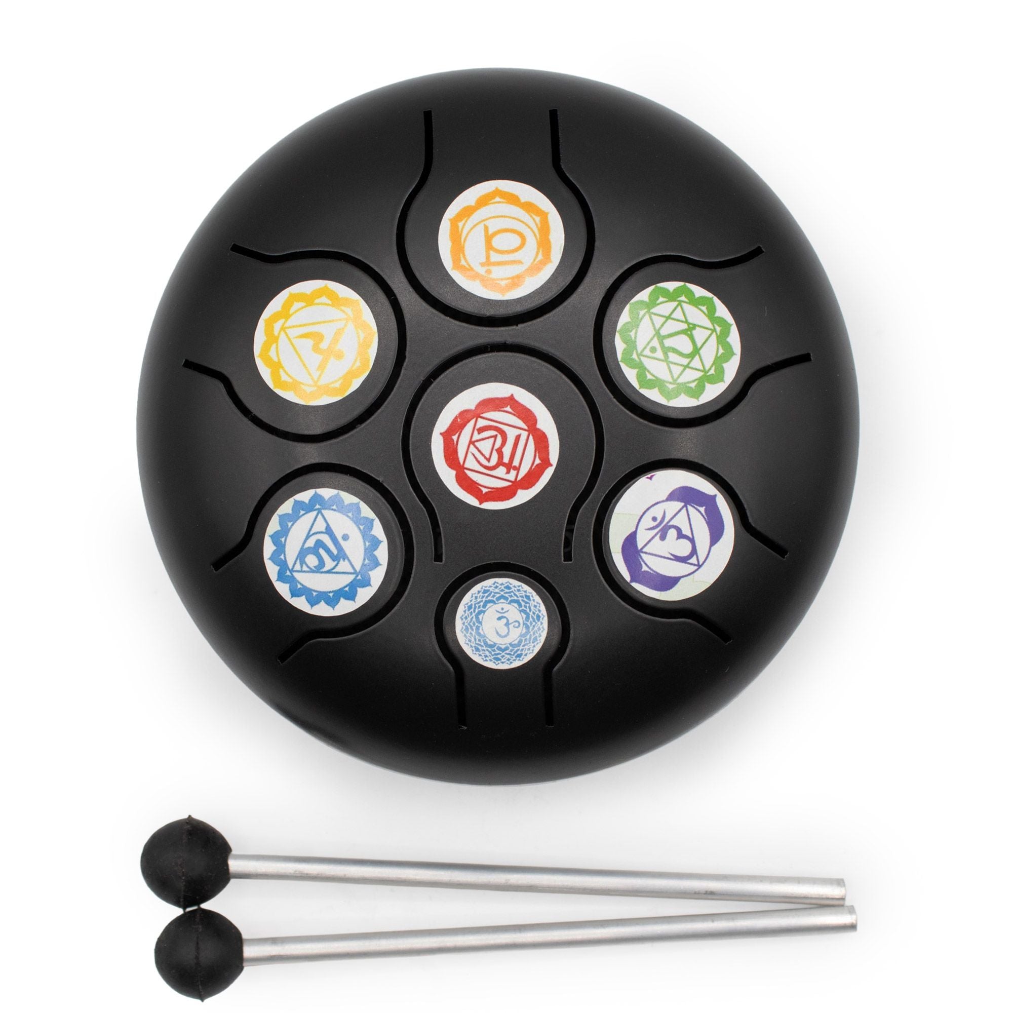 Low Med Hapi Drum Black Chakra- 14x7cm - Irama Nusa