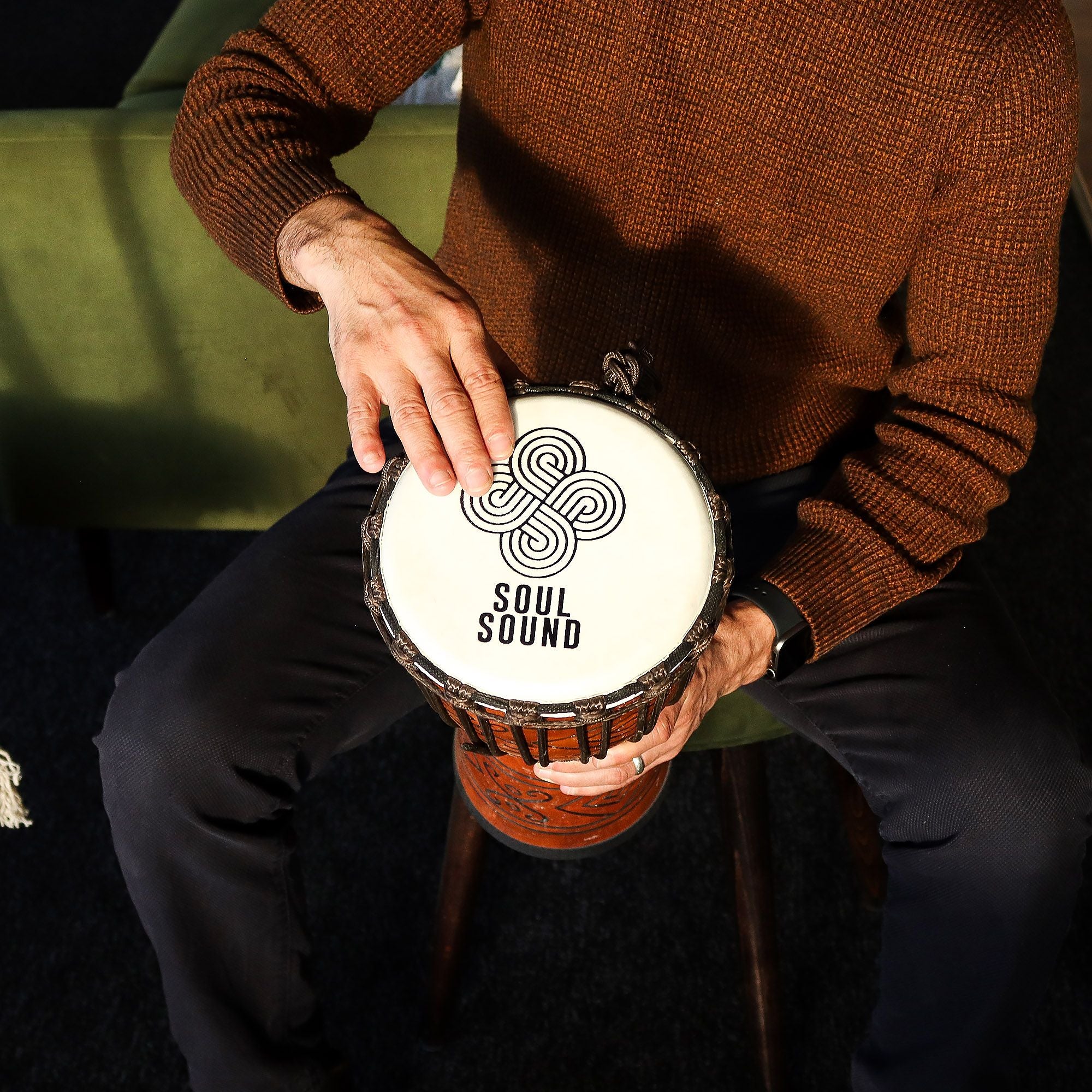 Medium Pro Djembe Drum - Soul Sound (low) - Medium 40cm (18cm Dia) - Irama Nusa