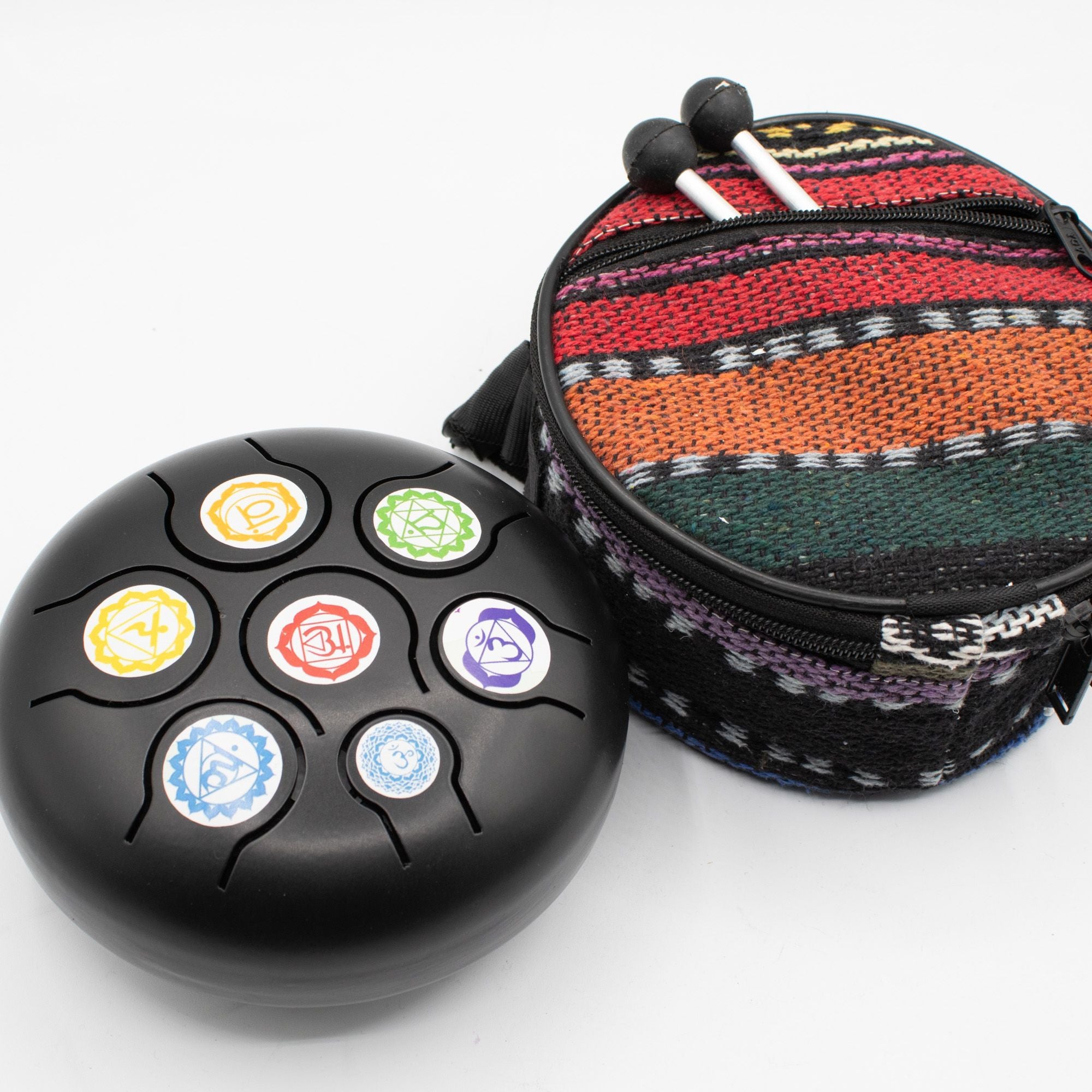 Low Med Hapi Drum Black Chakra- 14x7cm - Irama Nusa
