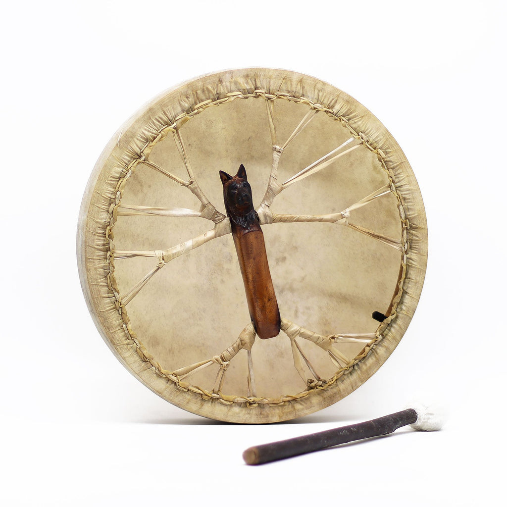 Spirit of the Wolf - Sharman Drum & Stick- Tunable - 40cm - Irama Nusa