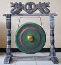 Medium Gong in Stand - 35cm - Greenwash - Irama Nusa