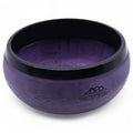 Product image of Extra Loud - Mushroom Singing Bowl - Purple Haze (23x10.5cm, 1.3kg) (view 1), showing a singing bowl with a purple colourway; size details including 5cm, 1.3kg.
