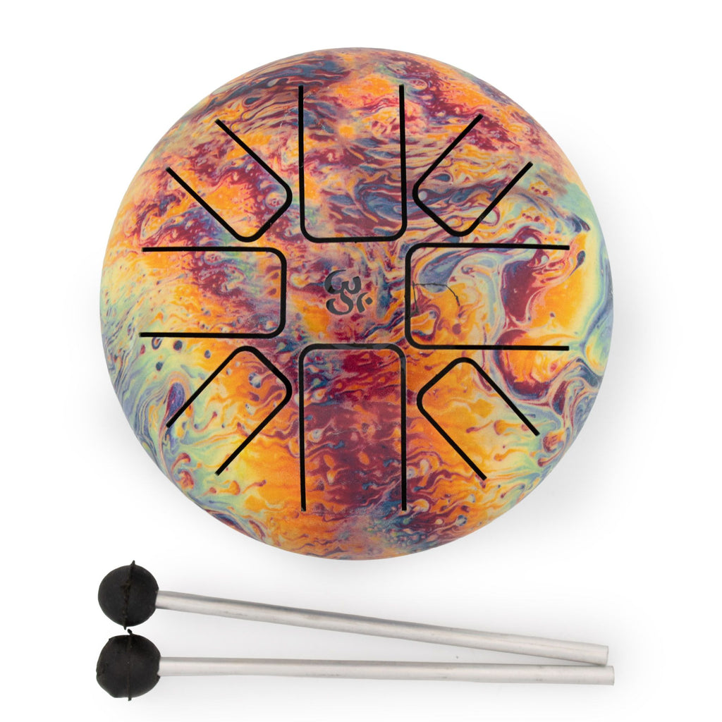 Low Med Hapi Drum Volcanic Splash - 14x7cm - Irama Nusa