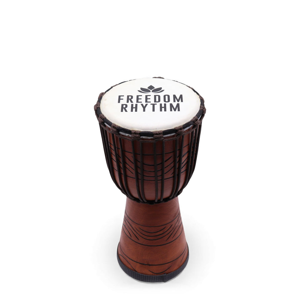 Medium Pro Djembe Drum - Freedom Rhythm (high) - 40cm (18cm Dia) - Irama Nusa