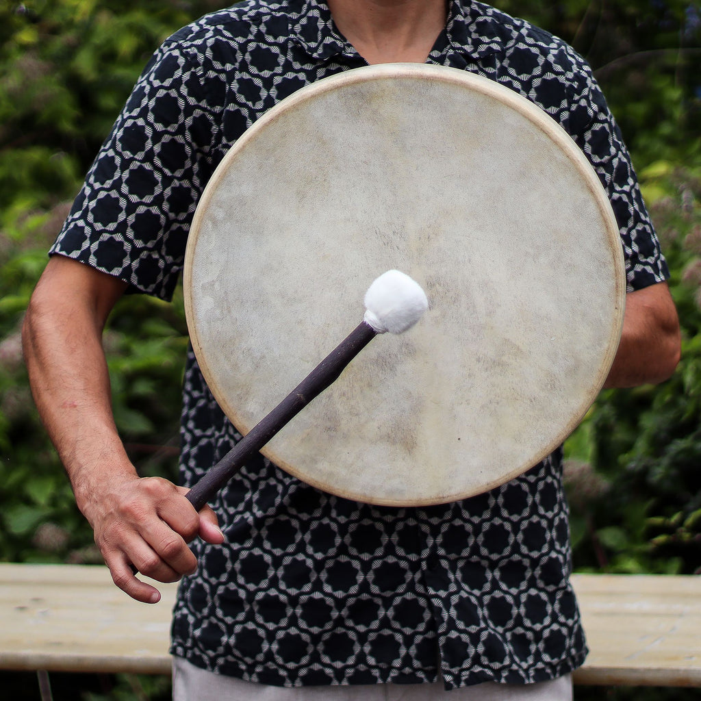 Spirit of the Wolf - Sharman Drum & Stick- Tunable - 40cm - Irama Nusa