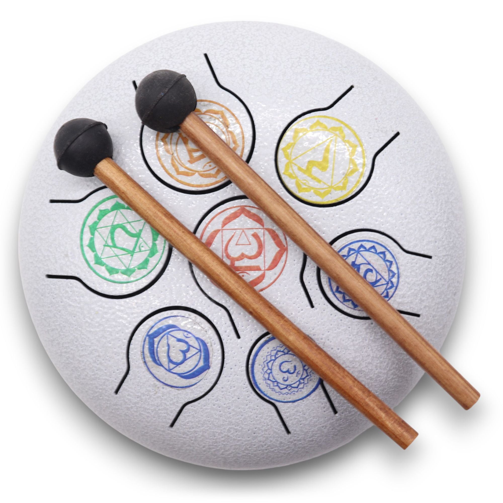Med Hapi Drum 7 Chakra - 17x13cm - Irama Nusa