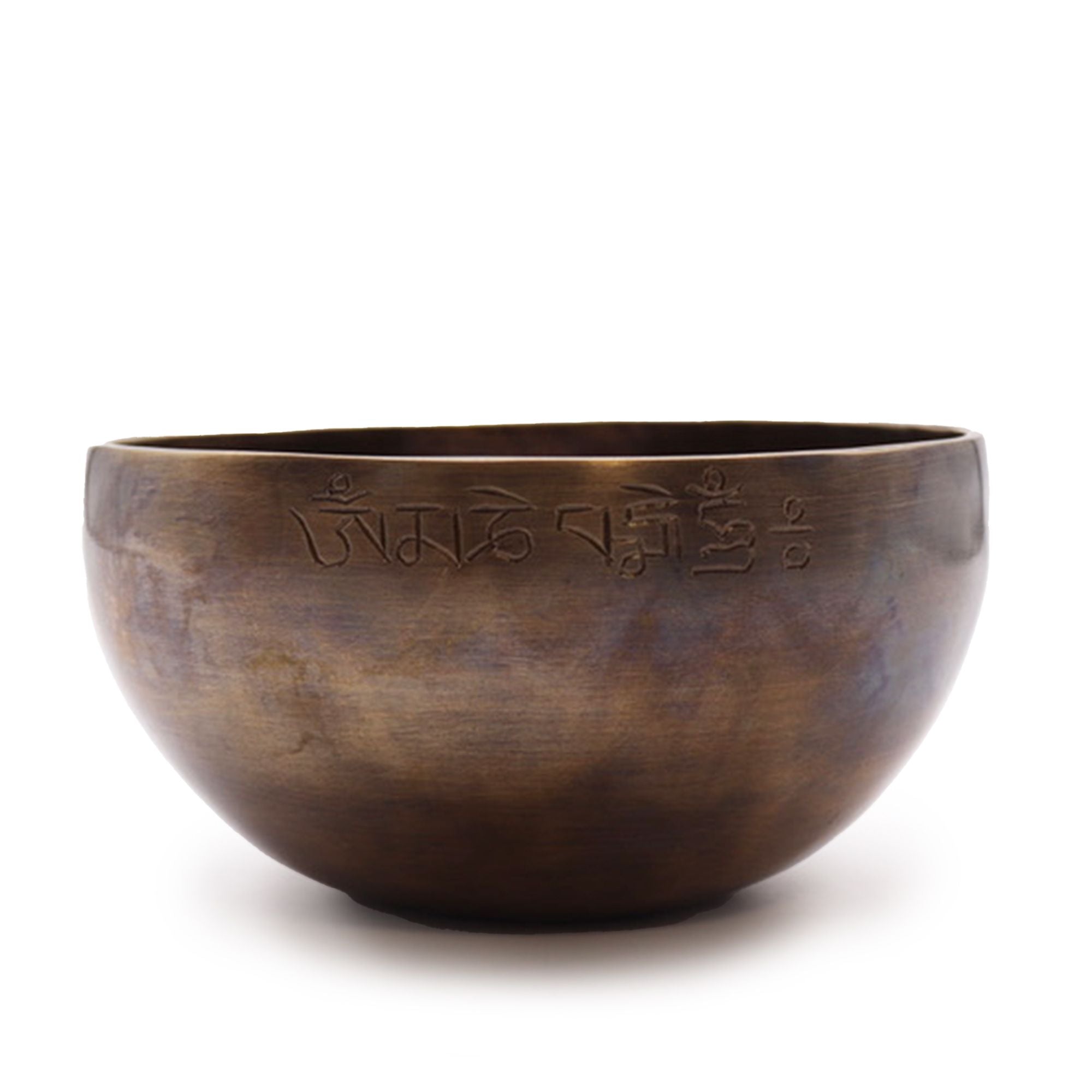Large Indian Moon Phase Singing Bowl - (approx 850g) - 17cm - Irama Nusa