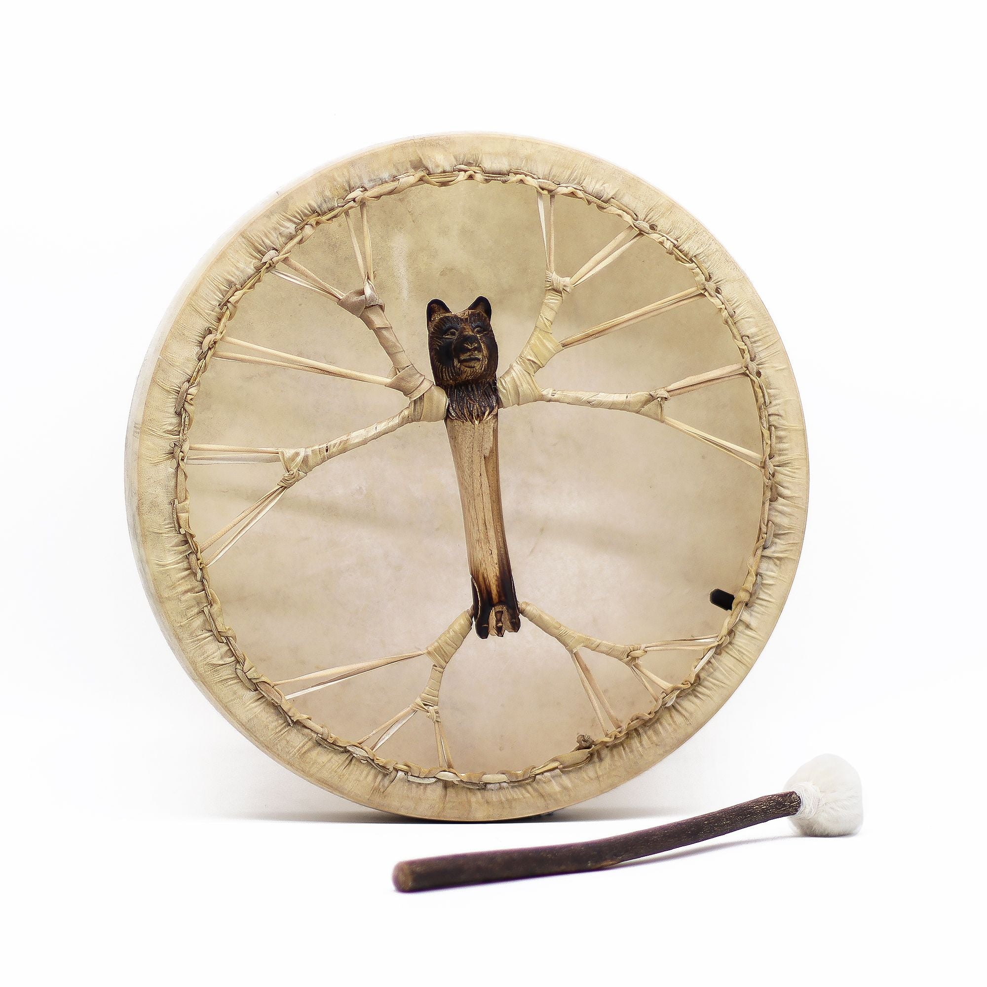 Spirit of the Bear - Shaman Drum & Stick- Tunable - 40cm - Irama Nusa
