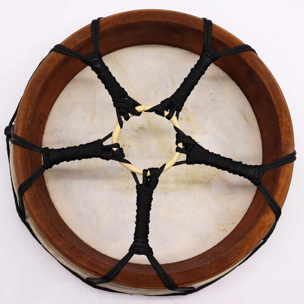Hamsa Shamanic Drum with Two Sticks - 30cm - Irama Nusa
